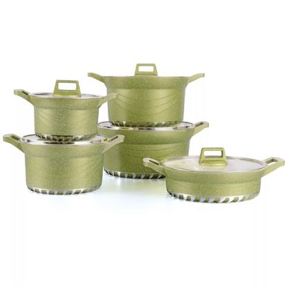 Picture of Non-stick  Arc Marble Granite Cookware Set (10pcs) 