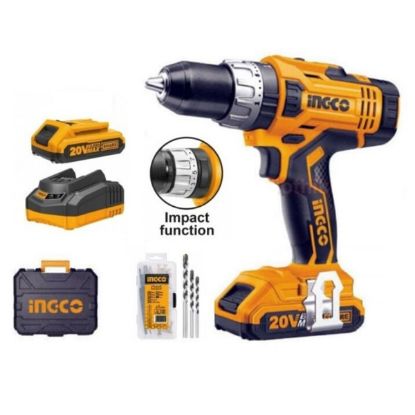 Picture of INGCO Cordless Drill (20V with metal Chuck)