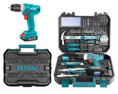 Picture of Total Cordless Drill Tool Set (12 v )